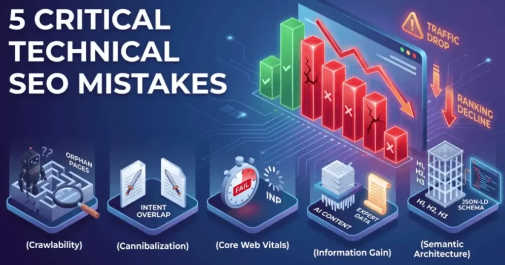 Blog 2 5 Technical SEO Mistakes Killing Your Organic Traffic