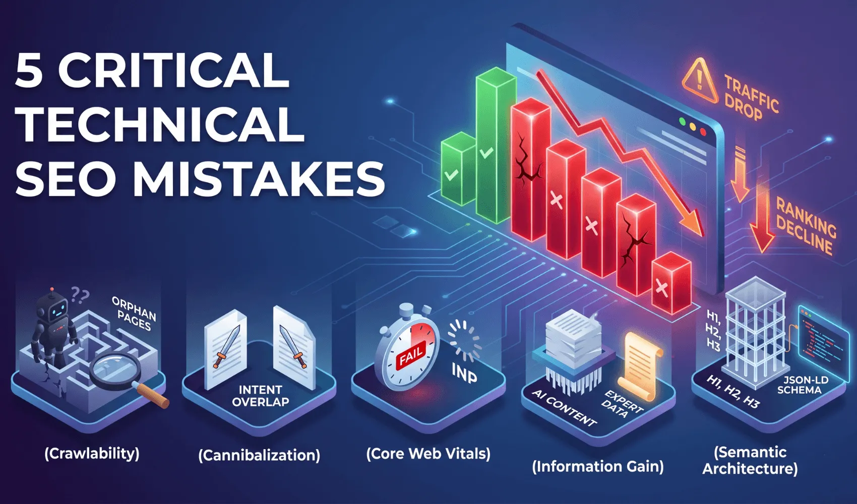 5 Technical SEO Mistakes Killing Your Organic Traffic